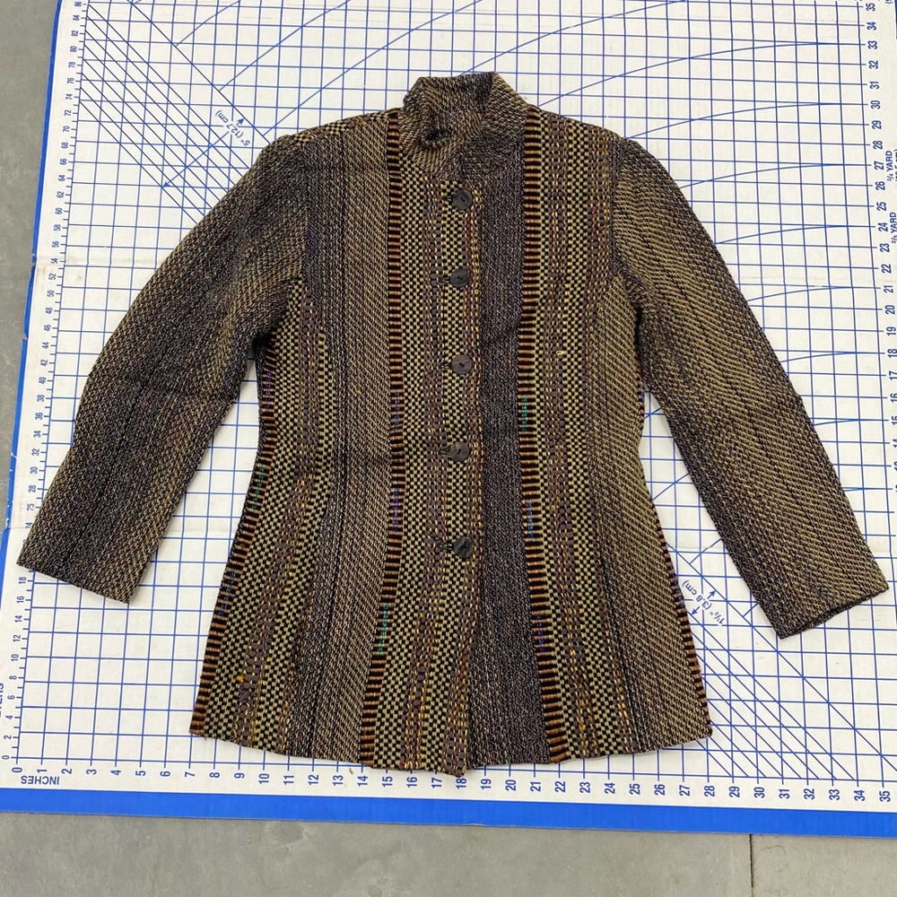 deborah cross Suit Jacket w/ Button Closure Multicolor Waist 34” Bust 36"